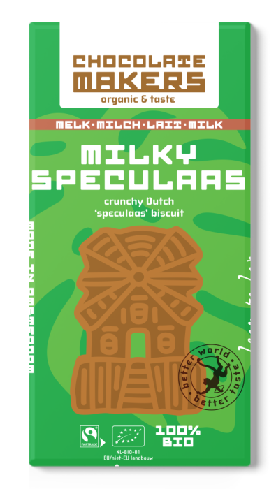 CHOCOLATEMAKERS lait milky speculoos BIO
