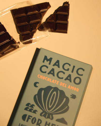 Magic Cacao Chocolate del Amor For Her – tamna ritualna čokolada sa shatavari, macom i začinima