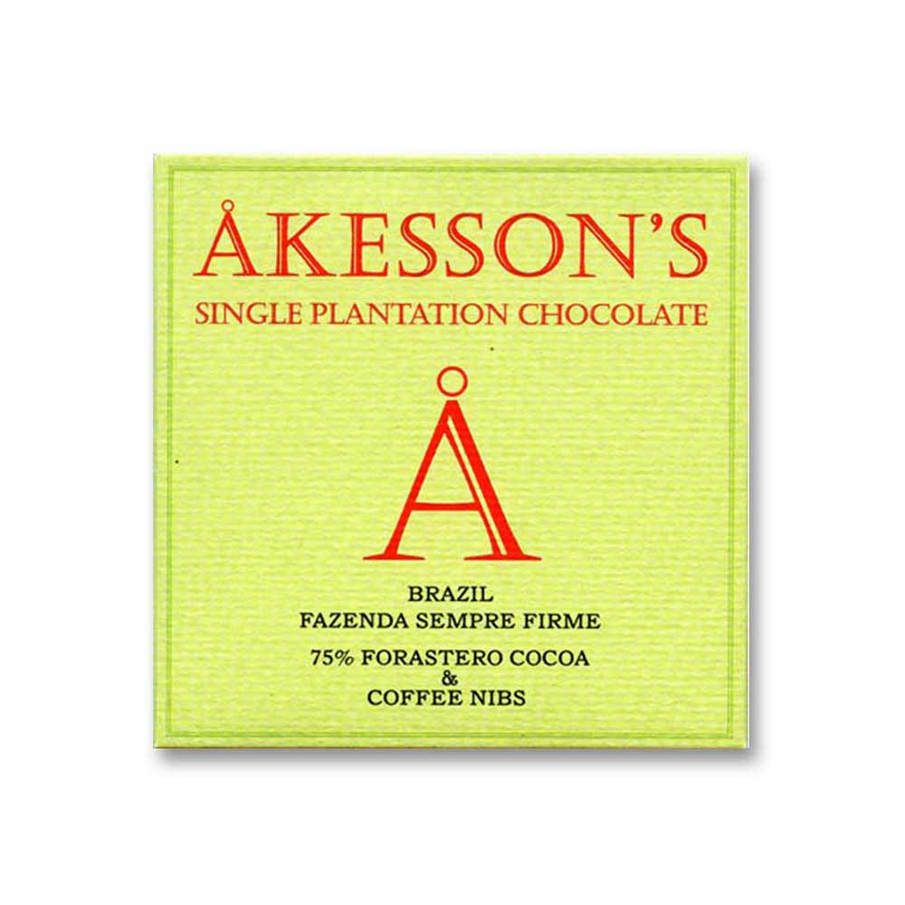 AKESSON'S Brazil 75% coffee nibs