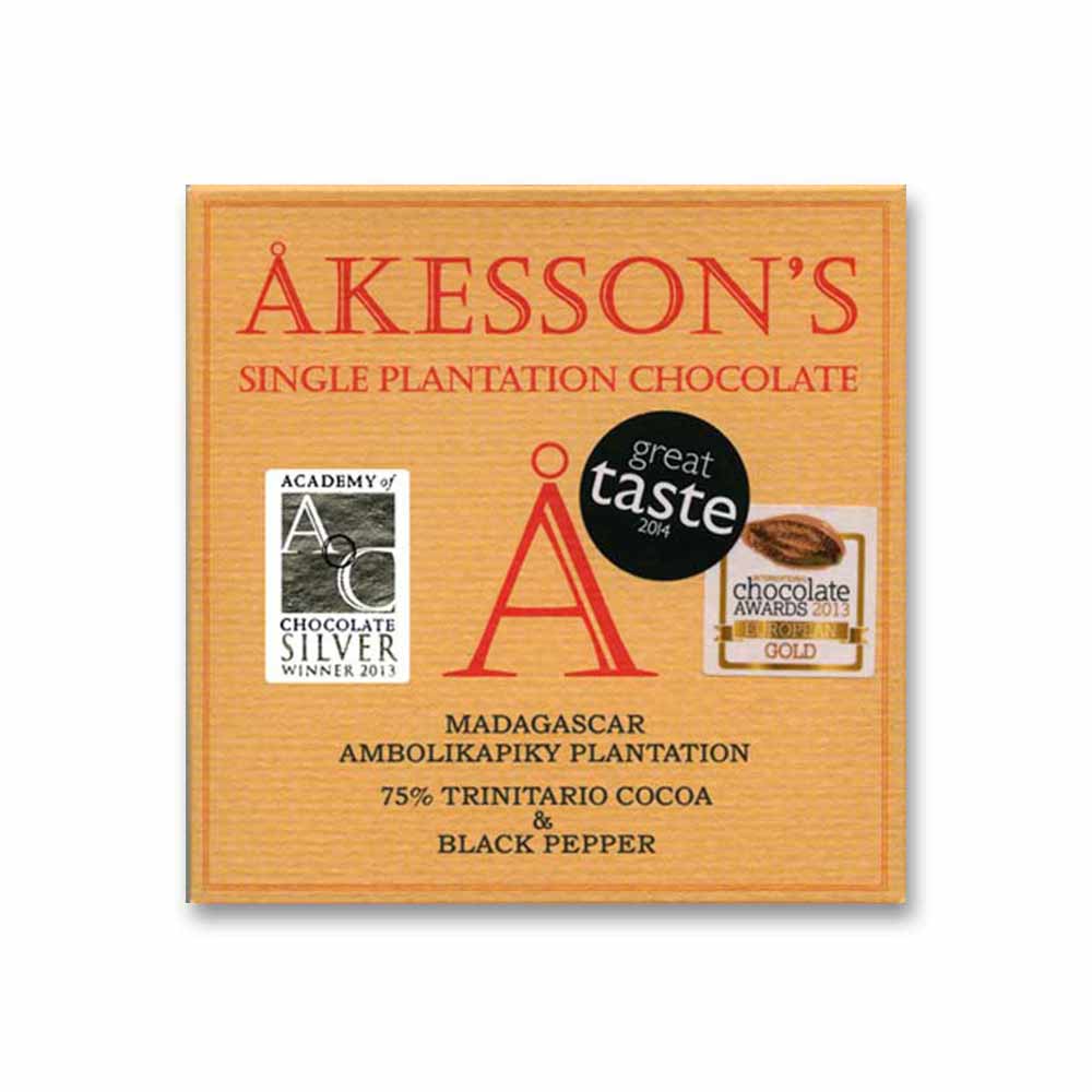 Akesson's 75% Trinitario Cocoa & Black Pepper