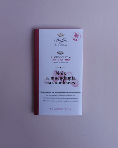 Dolfin mlečna čokolada sa karamelizovanim makadamia orasima